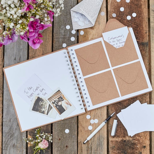 Envelope Wedding Guest Book