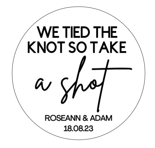 Take a Shot Sticker Sheet (1.4" x 24)