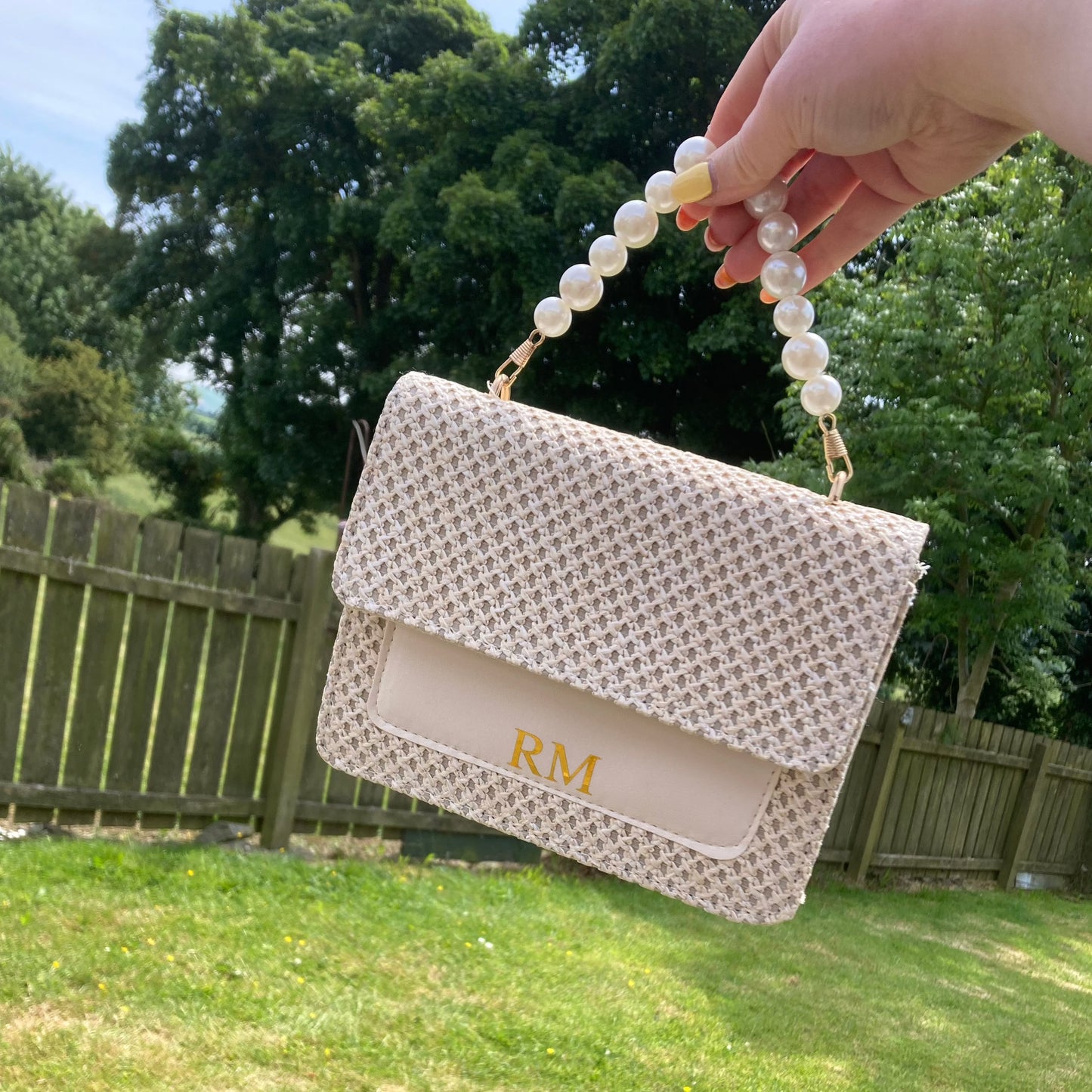 Pearl Handle Handbag