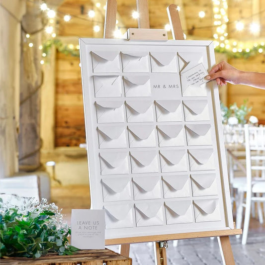 Frame and Envelope Wedding Guest Book Alternative