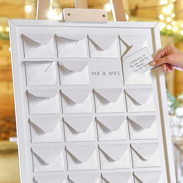 Frame and Envelope Wedding Guest Book Alternative