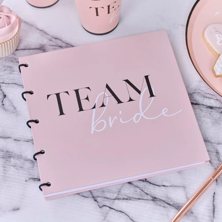 Team Bride Hen Party Guest Book