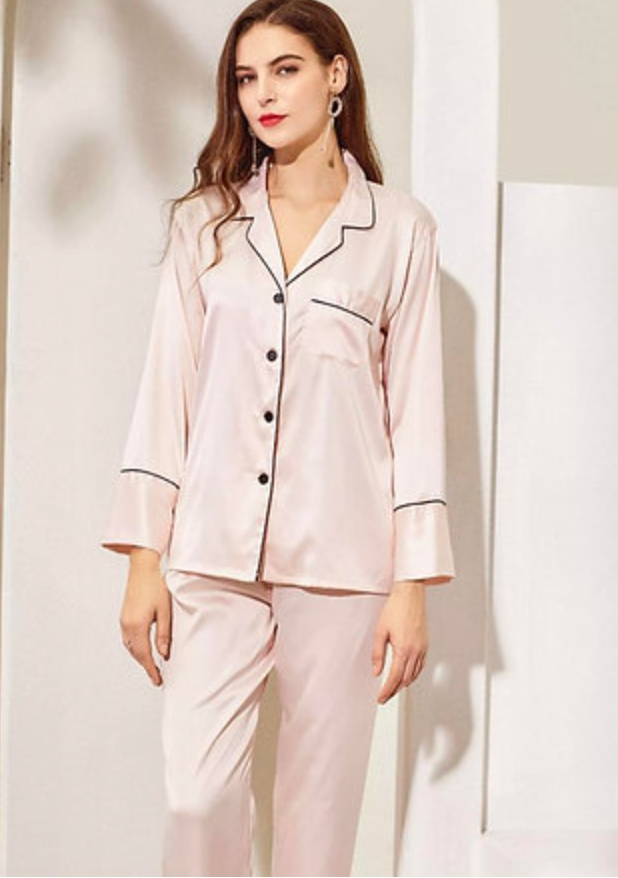 Long Sleeved Pyjama Set - PRINT ON FRONT