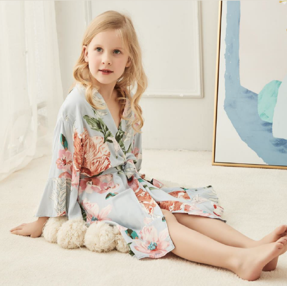 Floral Ruffle Robes (Adults and Kids)